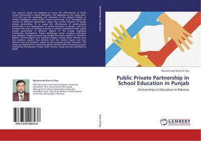 Public Private Partnership in School Education in Punjab Muhammad Nisar Ul Haq