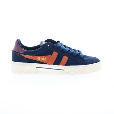 Gola Breakpoint CMB423 Mens Blue Suede Lace Up Lifestyle Sneakers Shoes 7