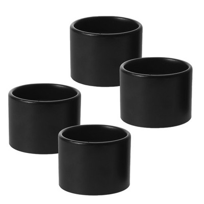 4Pcs Black Lamp Shade Ring Collar Effortless Installation Lamp Shade Holder