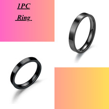 Titanium Steel Rings Men Wedding Ring Cool Simple Band Engagement