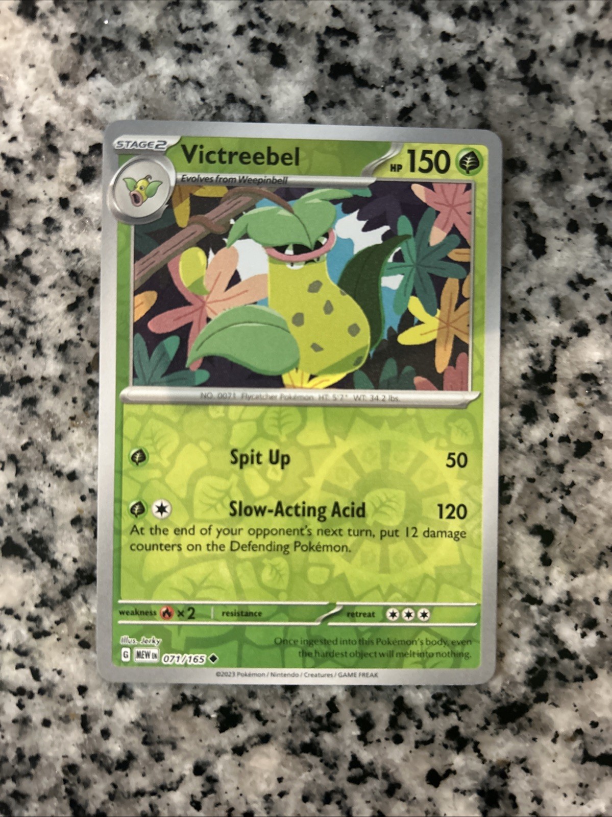 Victreebel 71/165 Scarlet & Violet 151 Reverse Holo Pokémon TCG