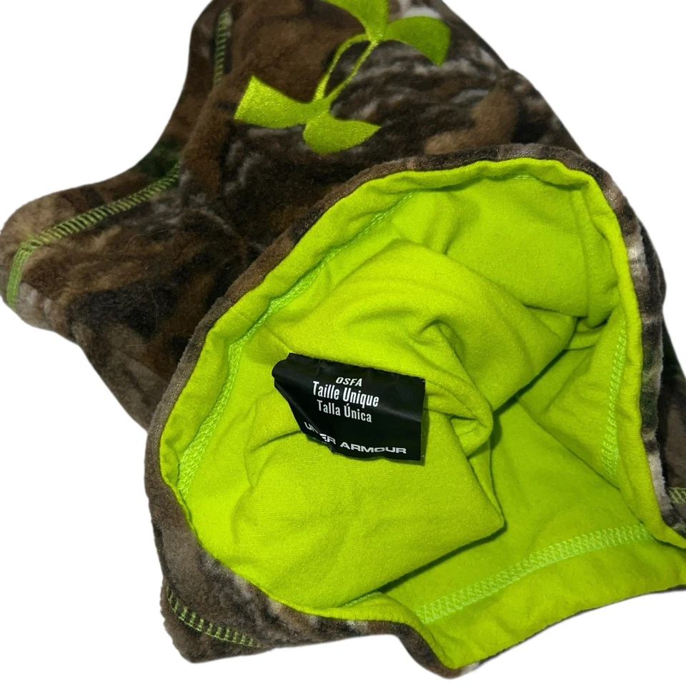 Polaina para hombre Under Armour Realtree Xtra camuflaje polar cuello OSFA Foto 3 de 3