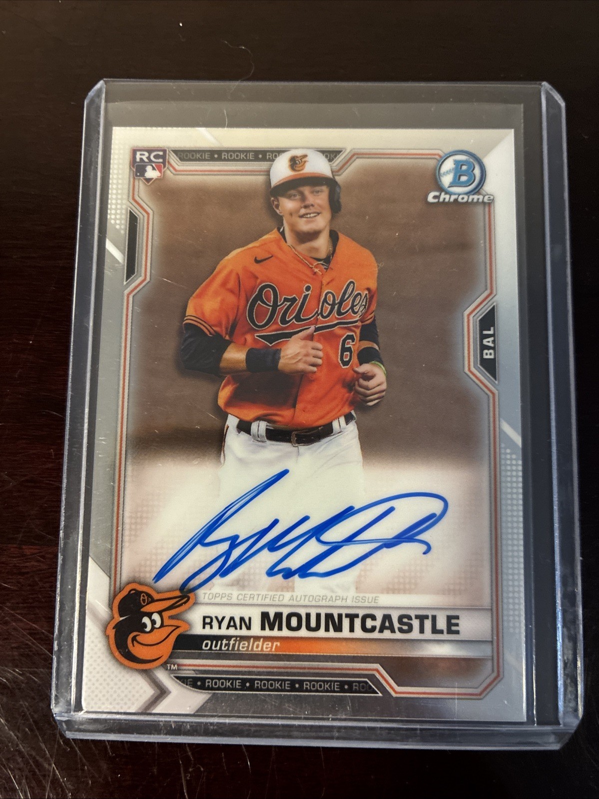 2021 Bowman Chrome Rookie Auto Ryan Mountcastle #CRA-RM Auto RC