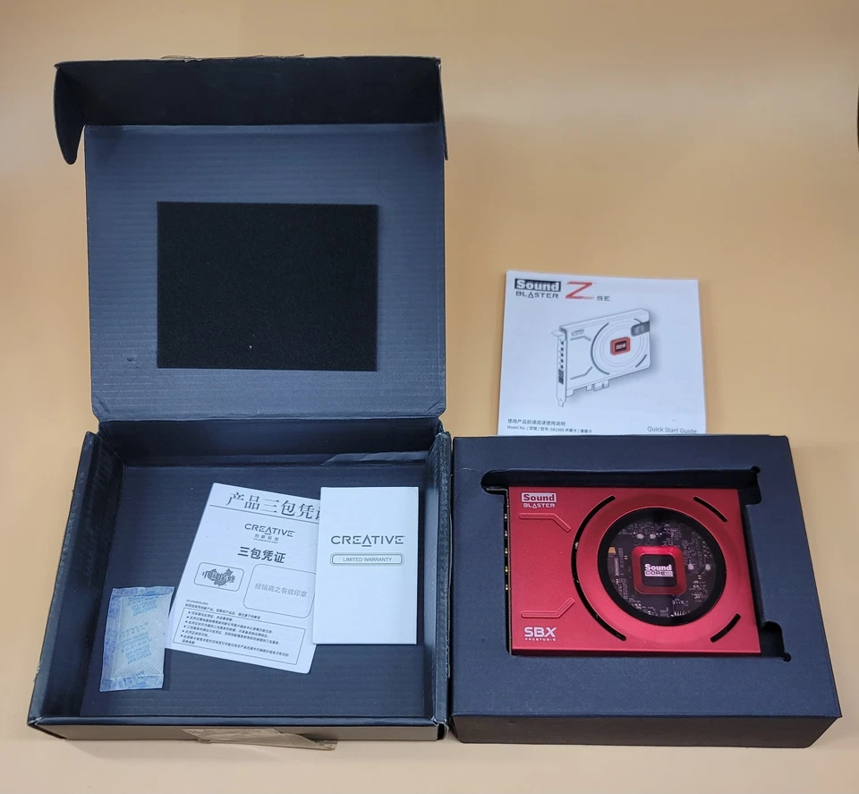 Tarjeta de sonido interna para juegos Creative Sound Blaster Z SE PCI-e y DAC, 24 bits Foto 3 de 4