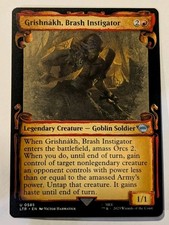 Grishnakh, Brash Instigator (Showcase Scrolls) Lord of the Rings - MTG