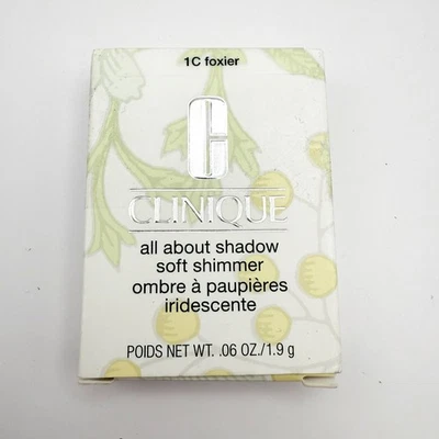 Clinique All About Shadow 1C FOXIER Soft Shimmer Eyeshadow W Box .06oz/ 1.9 G - Image 1 of 3