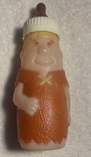 Vintage Evenflo Flintstones Baby Bottle  Barney Rubble Hanna Barbera 1977