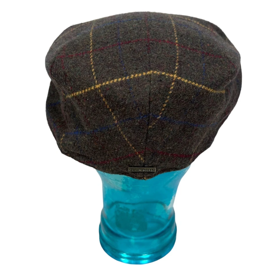 Stetson Cabbie Newsboy Walking Driving Hat Men’s Large Brown Wool Headwear - Image 4 of 4