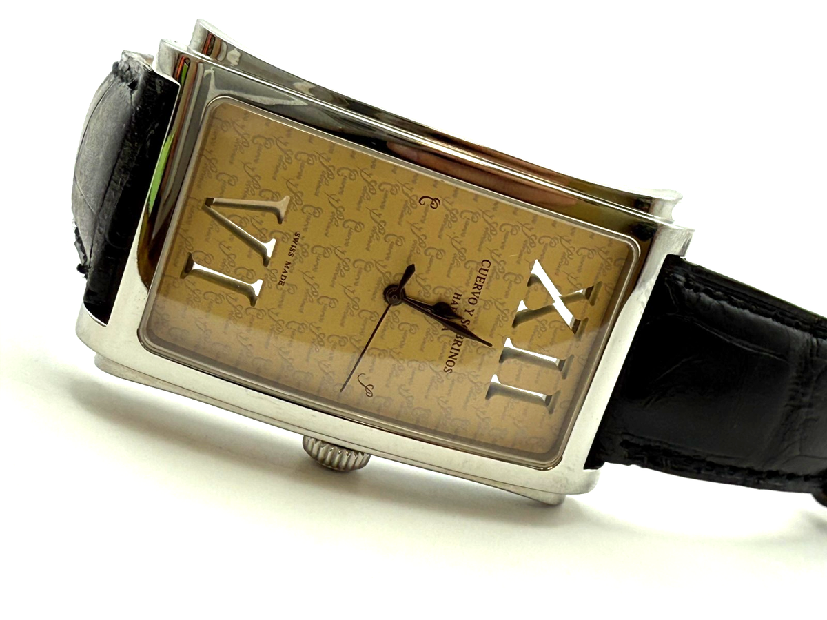 Montre automatique pour homme Cuervo y Sobrinos A1011/2 Havana