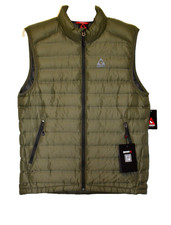 Gerry Cross Ridge Down Green Vest Olive Drab Mens Medium Nwt's
