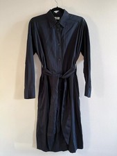 Uniqlo U Lemaire Long Sleeve Shirt Dress Navy Blue XS S M New With Tags