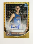 Nikola Topic 2025-26 Topps Bowman Chrome Gold Geometric Auto /50 #BCA-NO