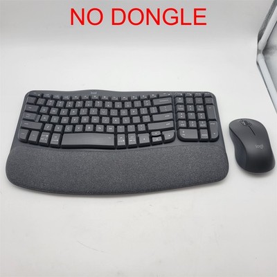 Logitech Wave Keys MK670 Combo, Wireless Ergonomic Keyboard/Mouse *NO DONGLE*