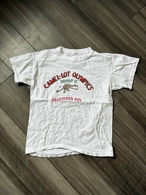 Vintage 1991 Camelot Olympics Shirt Large Distressed single stitch 