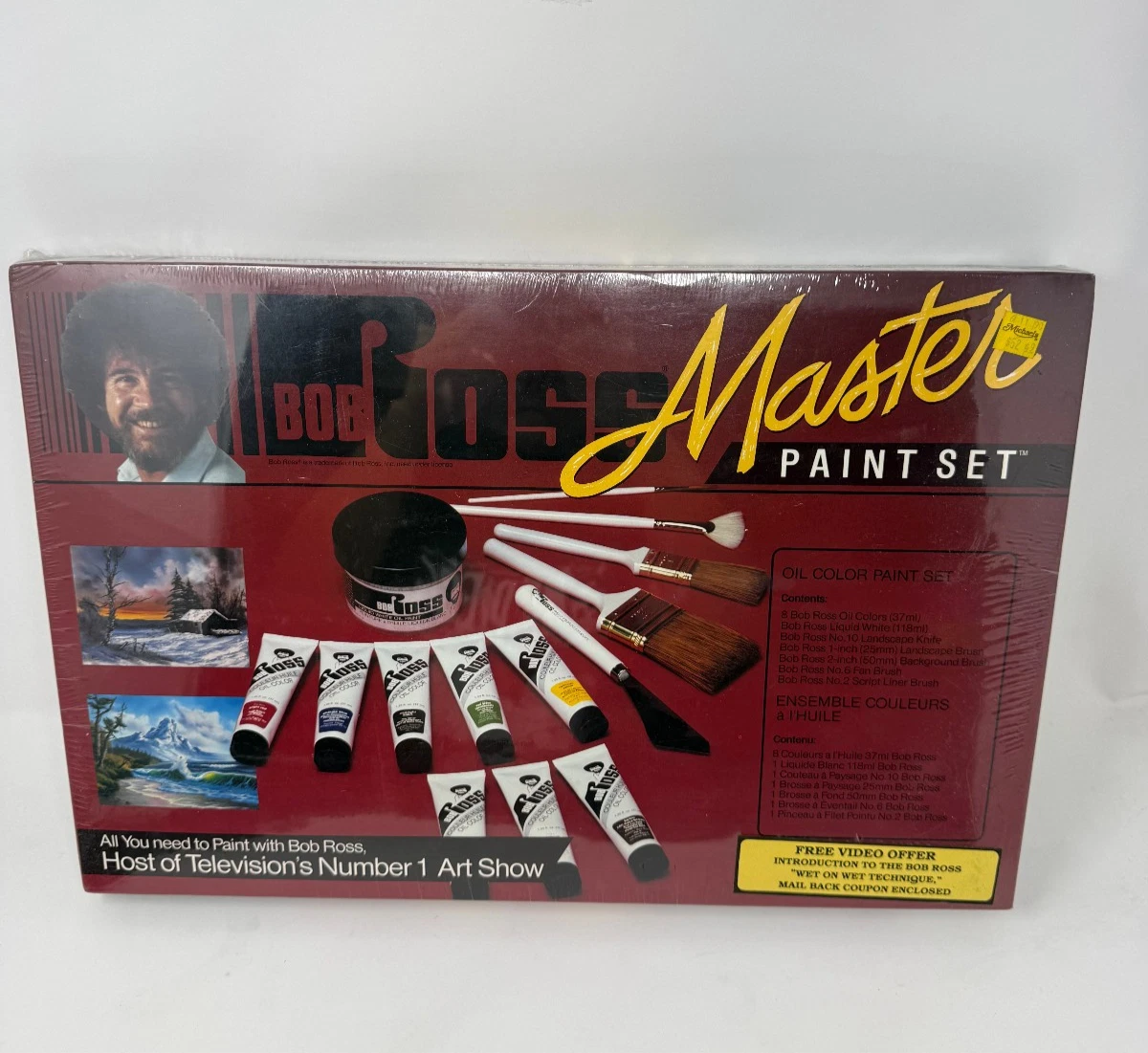 Bob Ross Schilderbenodigdheden Mes Set met Achtergrond Blender Brush Kit
