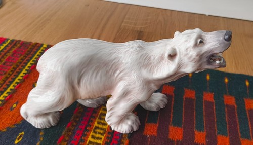 Große Dahl Jensen 1310 Eisbär Wanderporzellan Figur Royal Copenhagen - Bild 2 von 15