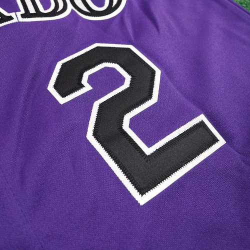Troy Tulowitzki 2007 Colorado Rockies World Series Alternate Purple Men's Jersey - Picture 4 of 9