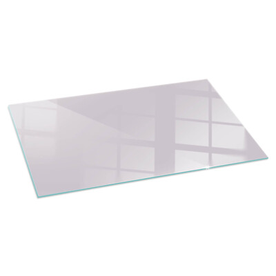 Funkenschutz Glasplatte Kaminofen Sicherheitsglas Farbe Hellviolett 140 x 70 cm