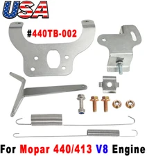For Mopar 440 &413 High-Rise Intake Manifold Throttle Cable Bracket Mounting Kit