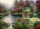 New ListingThomas Kinkade ~ Garden of Prayer 30x40 Canvas