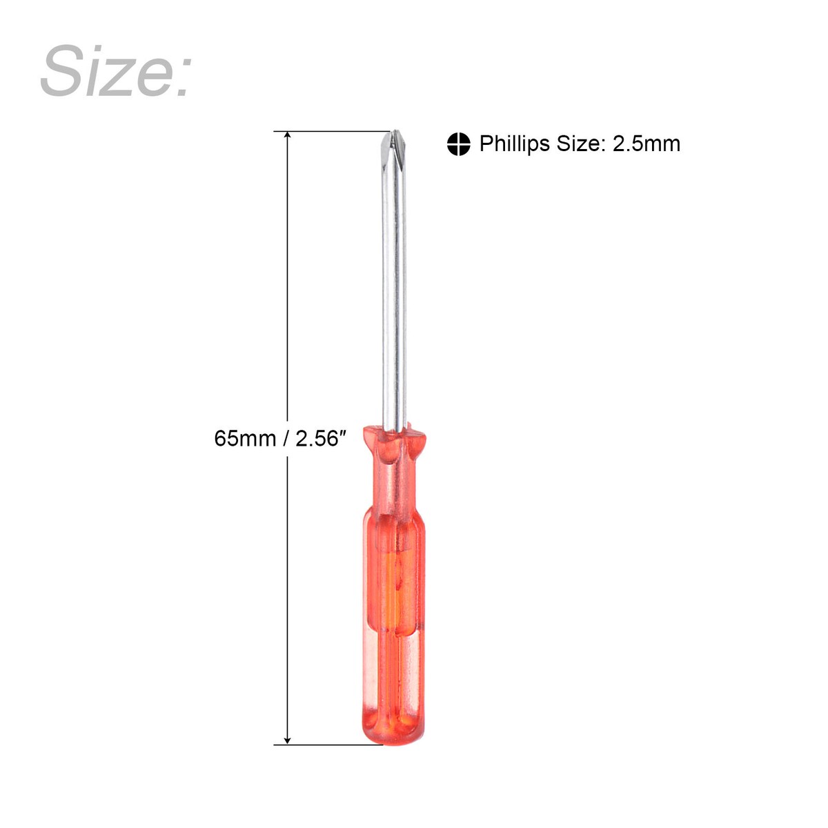 ProHome88 MTV 10PCS SCREWDRIVER BIT SET /10PCS MAGNETIC COLLAR 65MM PH2 DOUBLE END MAGNETIC PHILLIPS CROSS SCREWDRIVER BIT SET