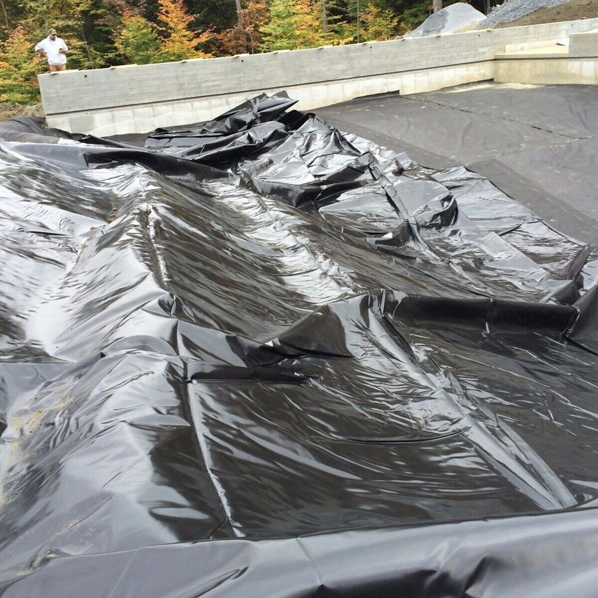 BENTISM LLDPE Pond Liner Pond Liners 20x25ft 20 Mil Fish Liner Fish Pond Liner For Pond
