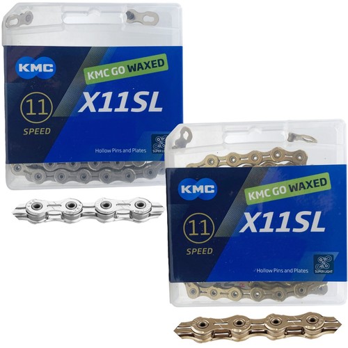 Cadena encerada KMC X11SL 11 velocidades 118L - plateada u dorada - Imagen 2 de 4