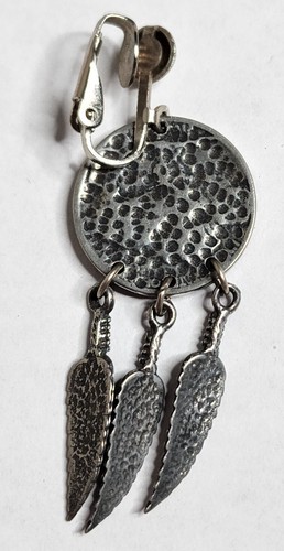 Vintage Buffalo Nickel Clip On Earring - Picture 2 of 2