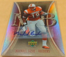 2007 Upper Deck Artifacts Red Autograph #188 Michael Bush RC SP /25 Louisville