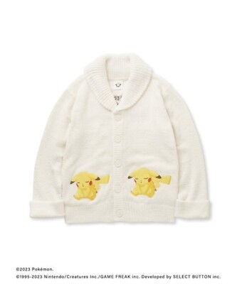 GELATO PIQUE × Pokemon Sleep Piakachu Snorlax S-M Jacquard Shawl