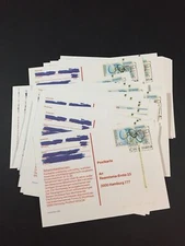 GERMANY FRG 1980 OLYMPICS UNSISSED STAMP !!! REPRINT 1983 ENGROS 50x 'm5619