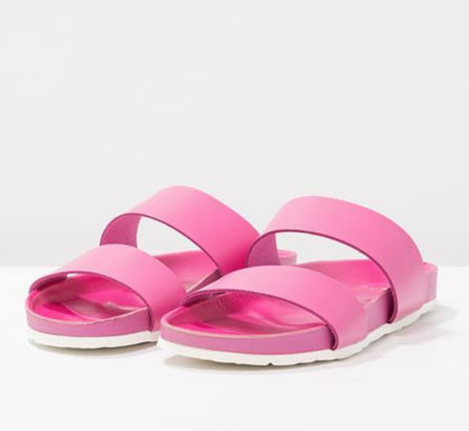 APL Sandali bassi Faith by Debenhams Joleen donna UK 7 rosa pelle infradito scarpe