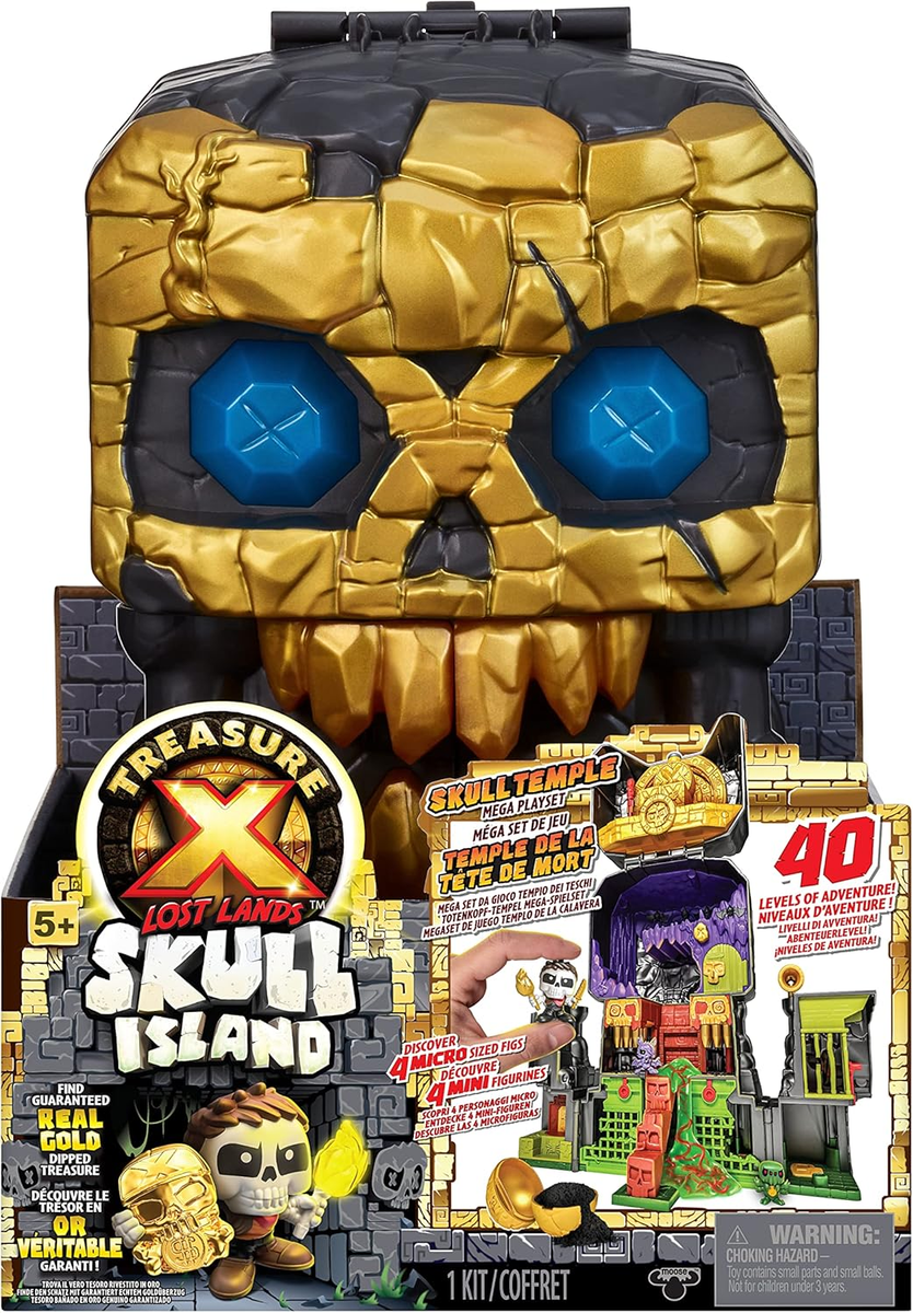 Treasure X Lost Lands Skull Island Skull Temple Mega Playset, 40