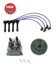 For Acura Integra B18B1 NGK Blue Tune-Up Kit Cap Rotor Spark Plugs Wire Set KIT