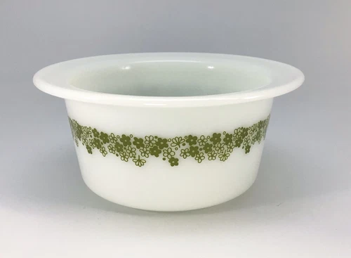 Vintage Pyrex Butter Tub Dish Crazy Daisy Bowl Spring Blossom 001