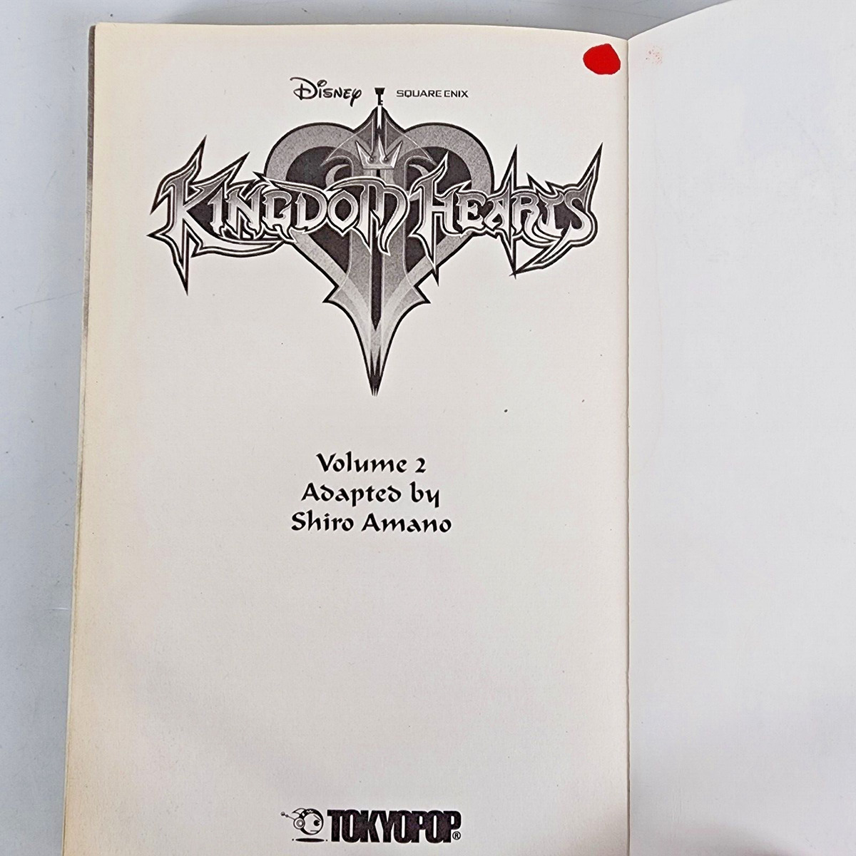 Kingdom Hearts II Volume 2, Pre-Owned Paperback 1427800596 9781427800596  Shiro Amano 