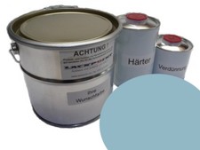 1 Liter Set 2K Autolack DDR Gletscherblau f&uuml;r Trabant Wartburg uvm.