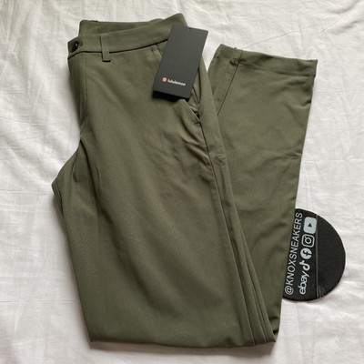 Lululemon ABC Slim-Fit Trouser 32”L *Warpstreme ARMG Army Green Men's Size  28 | eBay
