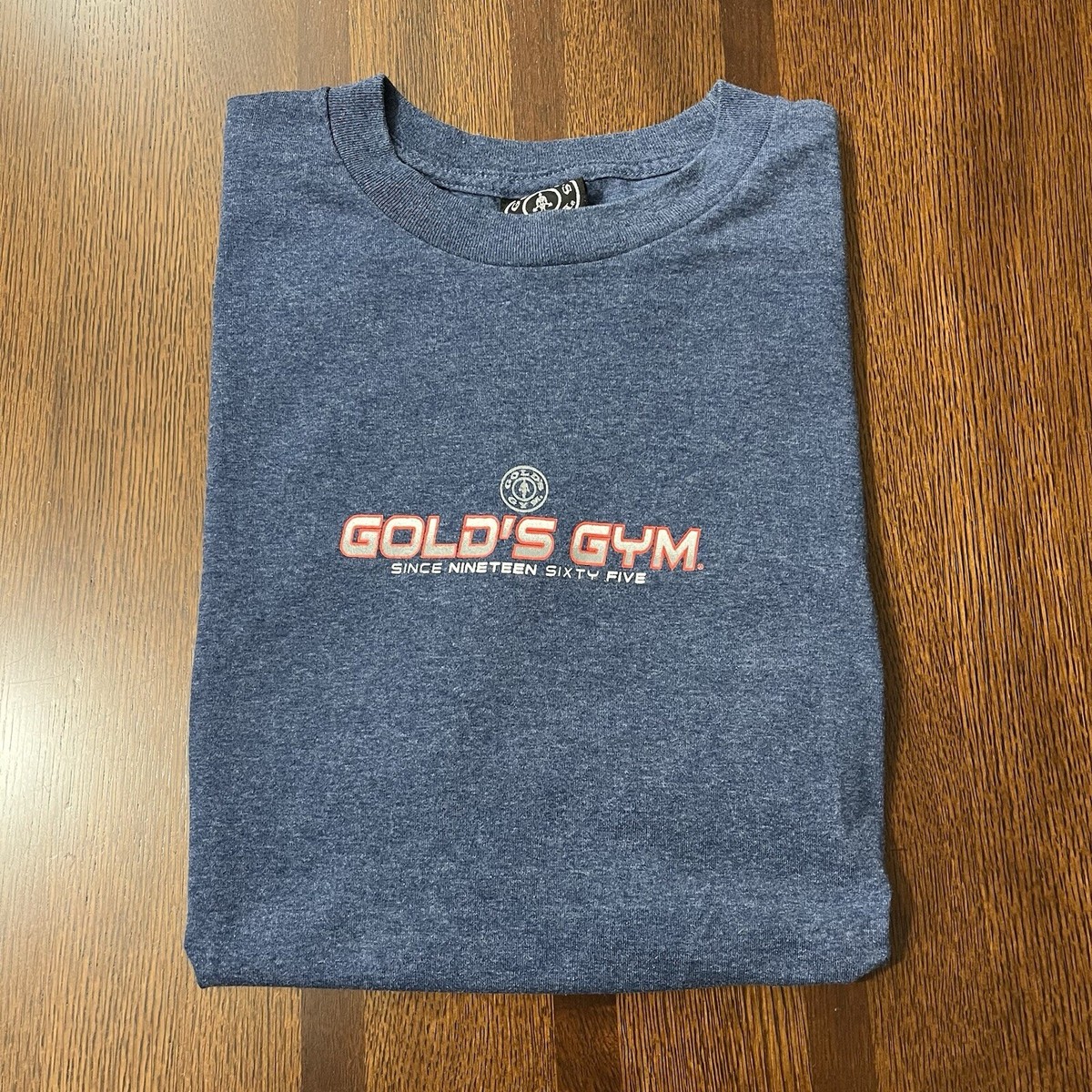 GOLD'S GYM クロップドスウェット L MADE IN U.S.A. Made In USA Vintage Golds Gym Shirt Ocean City MD Since 1965