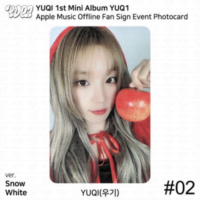 G)I-DLE G-IDLE YUQI 1st Mini Album YUQ1 Apple Music Fan Sign Event