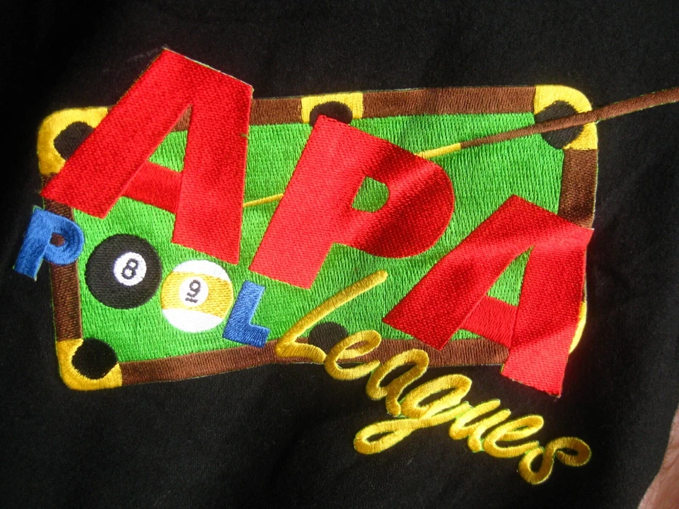 American Pool players Association VARSITY JACKET APA XL 48 50 52 leather vintage - Image 2 of 4