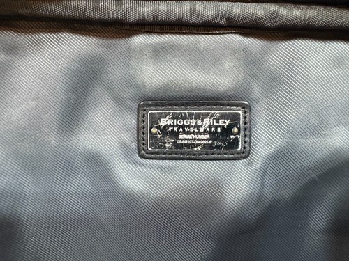 Briggs & Riley Baseline Black Nylon Vertical Laptop Tote/Backpack 6x13x15.5" - Picture 10 of 12