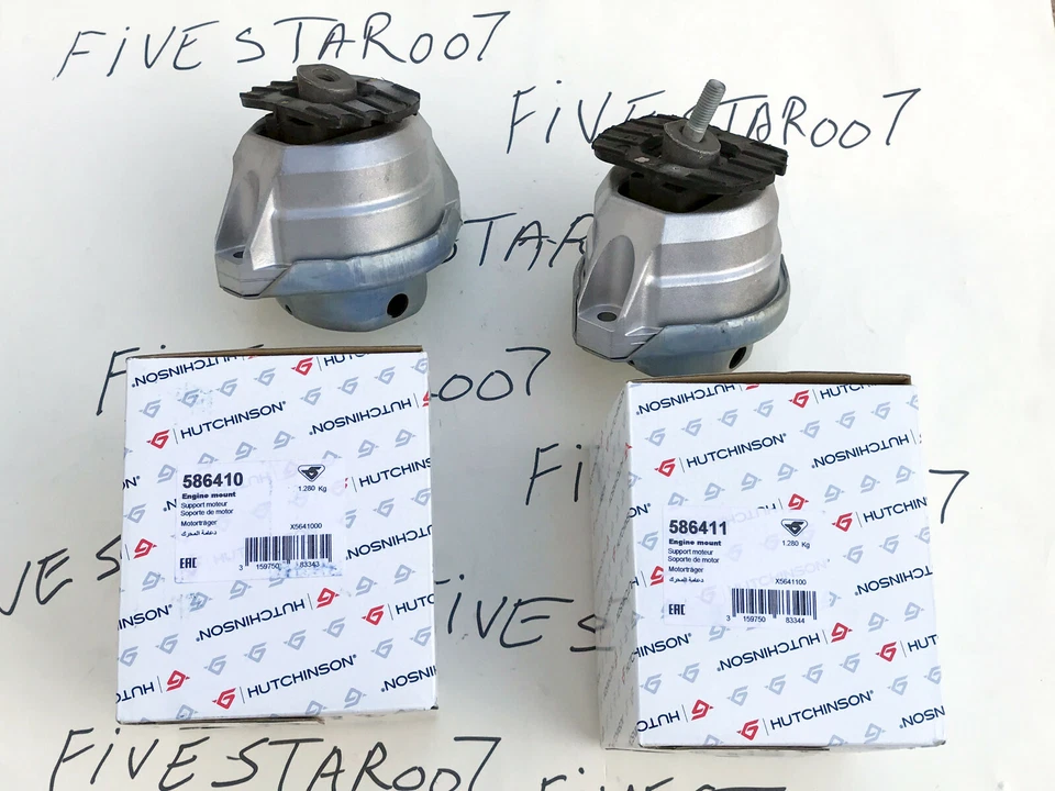 2x Soporte de motor izquierdo derecho para BMW 2006-2010 525xi 530xi 528xi 528i xDrive Foto 4 de 4