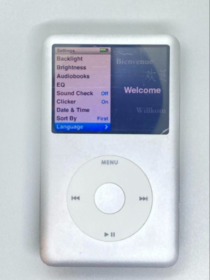 Apple iPod Classic 80GB Silver early 6th generation model Working