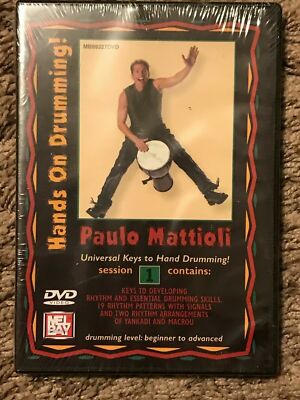 Paulo Mattioli: Hands On Drumming - Session 1 DVD New FREE SHIPPING Sealed 2004