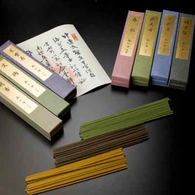 GYOKUSHODO Japanese Premium Incense - Assorted 7 Types Traditional Scent 5.4 in