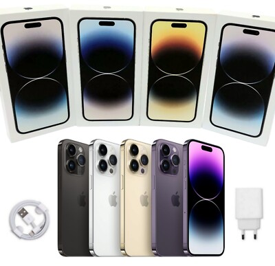 Apple iPhone 14 Pro - GUT - 128 256 512GB 1TB - Spacegrau Gold Silber Lila
