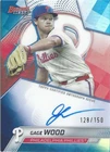 2025 Bowman's Best - Best of 2025 Autographs Gage Wood Blue Refractor /150