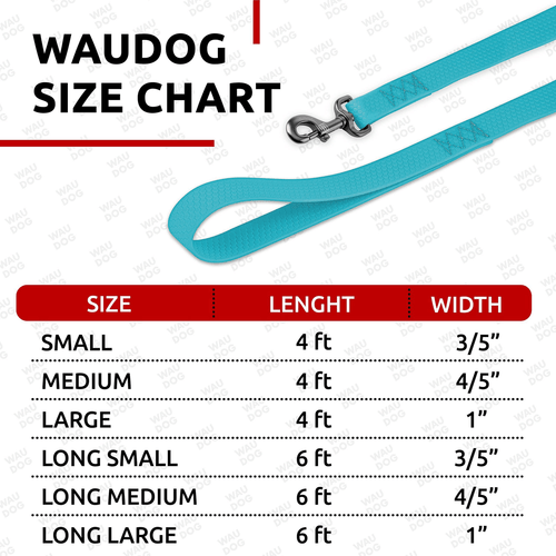 Waterproof Dog Leash 4 Ft 6 Ft Anti Slip Dog Leash for Large Dogs Small and - 第 3/6 張圖片