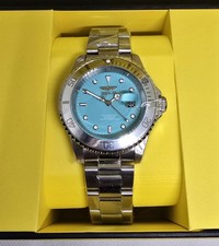 Invicta Pro Diver Aurenova Men s Watch 40mm Steel Light Blue Dial Quartz 50957